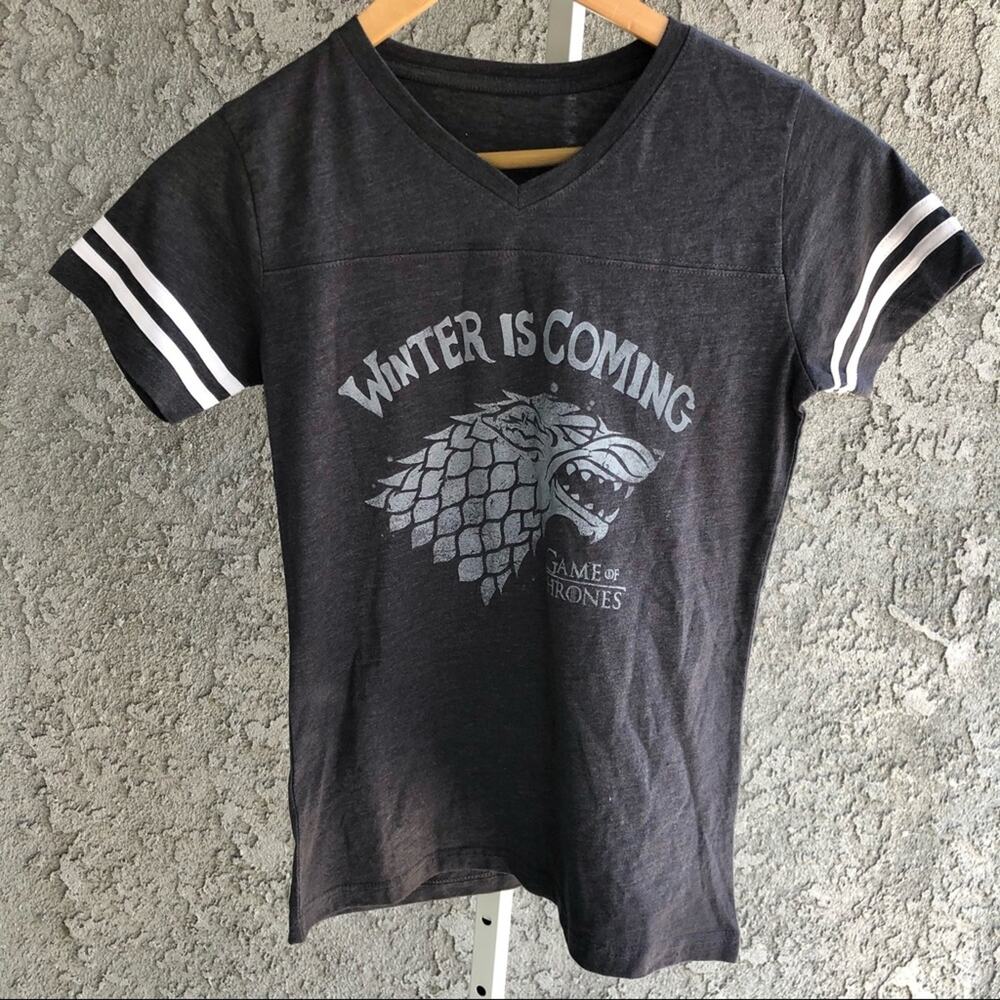 Game of Thrones Winter is Coming Varsity T-shirt